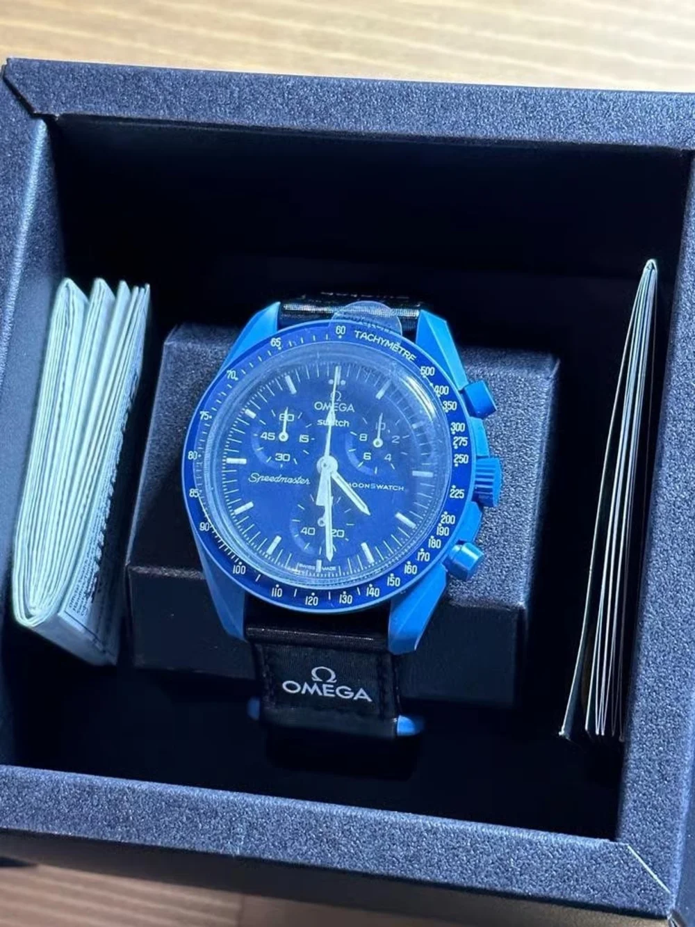 Swatch x Omega Bioceramic Moonswatch Mission to Neptune
